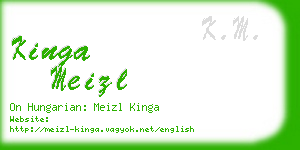 kinga meizl business card